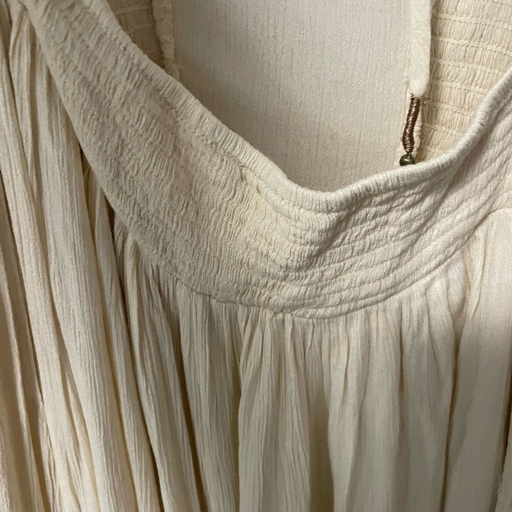 NWOT Free People Siren Nights Maxi Dress in Cream. Size Large - Picture 11 of 16